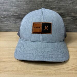 Hurley Hat Cap Snap Back Gray Performance Surf Surfing Outdoors